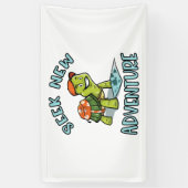 Adventure Turtle Banner (Vertikal)