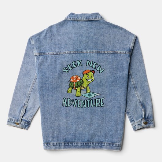 Adventure Turtle Jeansjacke (Rückseite)