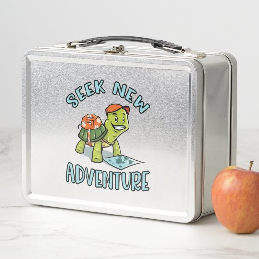 Adventure Turtle Metall Brotdose (Beispiel)