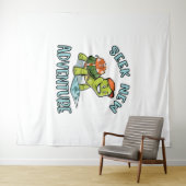 Adventure Turtle Wandteppich (Beispiel (Horizontal))