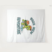 Adventure Turtle Wandteppich (Vorderseite (Horizontal))