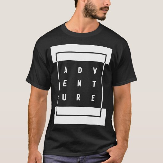 Adventure Typo T-Shirt (Vorderseite)