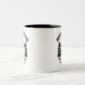 Adventure Vater Custom Wanderszene - getestet Zweifarbige Tasse (Mittel)