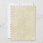 Adventure Vintag Baby Shower Einladung (Rückseite)