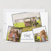 Adventure Wedding Foto Save the Date Einladung (Rückseite)