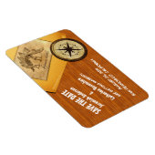 Adventure Wedding Save the Date Magnet (Rechte Seite)