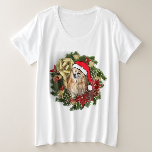 Adventure-Weihnachten-Spitz Große Größe T-Shirt (Design vorne)