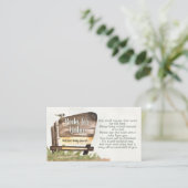 Adventure wood National Forest Books for Baby Begleitkarte (Stehend Vorderseite)