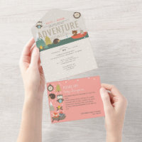 Adventure Woodland Books Girl Navy Kinderdusche