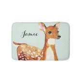 Adventure Woodland Fawn Deer Childrens Badematte (Vorderseite)