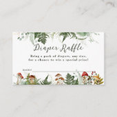 Adventure Woodland Mushroom Baby Boy Dusche Begleitkarte (Vorderseite)