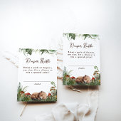 Adventure Woodland Mushroom Fern Baby Boy Dusche Begleitkarte