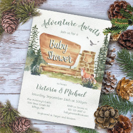 Adventure Woodland Nationalpark Kinderdusche Einladung