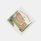 Adventure Woodland Nationalpark Kinderdusche Serviette (Ecke)