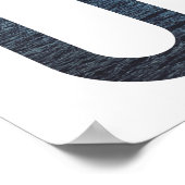 Adventure Word Art Travel Fotografy Poster (Ecke)