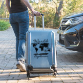 Adventure World Map "World Explorer" Skript Aufkleber (Koffer Insitu)