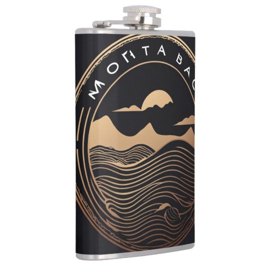 #adventuregearVinylWrappedFlask Flachmann (Rechts)