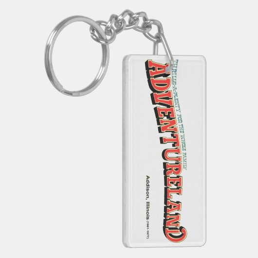 Adventureland Vergnügungspark, Addison, IL Schlüsselanhänger (Vorderseite links)