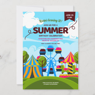 Adventureland Vergnügungspark Einladung