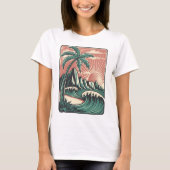 Adventures Await: Bold Exploration T-Shirt Design (Vorderseite)