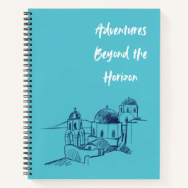 Adventures Beyond the Horizon Travel Journal Notizblock