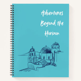 Adventures Beyond the Horizon Travel Journal Notizblock