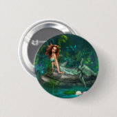 Adventurine Meerjungfrau Button (Vorne & Hinten)