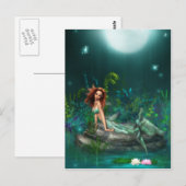 Adventurine Meerjungfrau Postkarte (Vorne/Hinten)