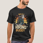 Adventurous Alaskan Malamute Hiker Wilderness  T-Shirt (Vorderseite)