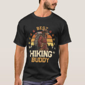 Adventurous American Foxhound Hiker Wilderness T-Shirt (Vorderseite)