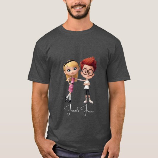 Adventurous Duo Cartoon T - Shirt - Spaß und Whims (Vorderseite)