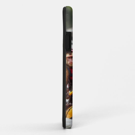 Adventurous Kapuzineraffen Whitewater Rafting Case-Mate iPhone Hülle (Hinten/Rechts)