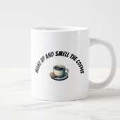 Adventurous Kapuzineraffen Whitewater Rafting Jumbo-Tasse (Rechts)