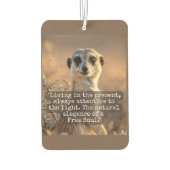 Adventurous Meerkat Living Autolufterfrischer (Rückseite)