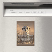 Adventurous Meerkat Living Magnet (In Situ (Geschirrspüler))
