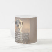 Adventurous Meerkat Living Mattglastasse (Vorderseite Links)