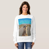 Adventurous Meerkat Living Sweatshirt (Vorne ganz)