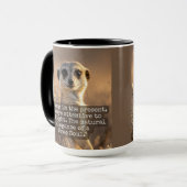 Adventurous Meerkat Living Tasse (Vorderseite Links)
