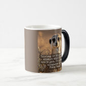 Adventurous Meerkat Living Verwandlungstasse (VorderseiteRechts)