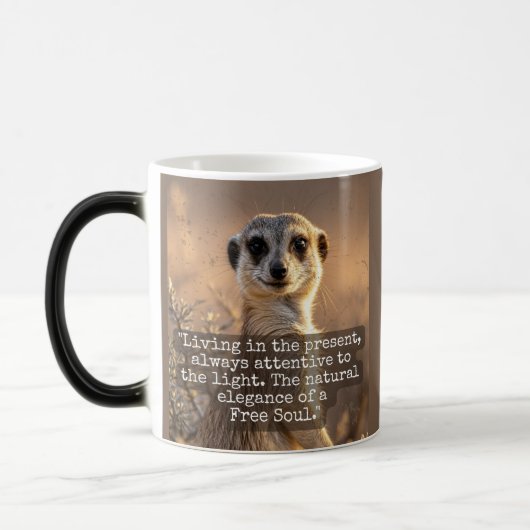 Adventurous Meerkat Living Verwandlungstasse (Links)