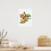 Adventurous orange Kougra auf Mystery Island Poster (Küche)