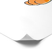 Adventurous orange Kougra Poster (Ecke)