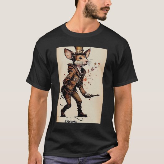 adventurous rat vintage T-Shirt (Vorderseite)