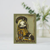 Adventurous Wendy - Elf Postkarte (Stehend Vorderseite)