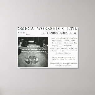 Adverisement für Omega Workshops Ltd Leinwanddruck
