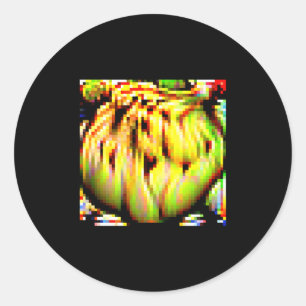 Adversarial Anti-Facial Recognition Camouflage Inv Runder Aufkleber