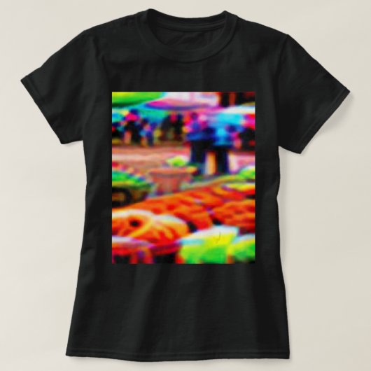 Adversarial Anti-Facial Recognition Camouflage Inv T-Shirt (Design vorne)