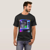 Adversarial Anti-Facial Recognition Camouflage Inv T-Shirt (Vorne ganz)