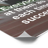 Adversity Poster mit Zitat von Dr. Ben Carson (Ecke)