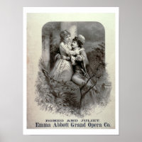 Advertisement for 'Romeo And Juliet', Starring Emm